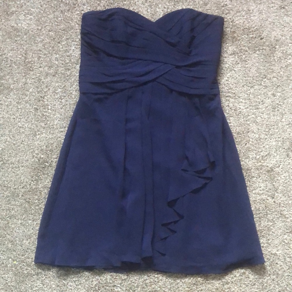 David’s Bridal Strapless Dress